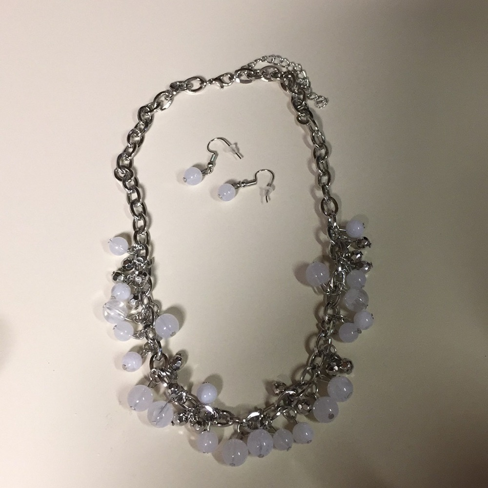 Statement Necklace and Matching Earrings